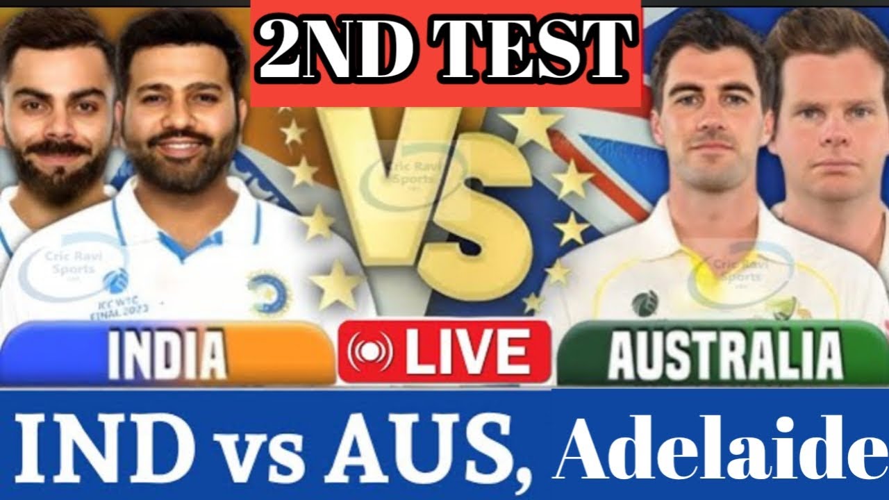 🔴Live: India vs Australia DAY 1 | 2nd Test 2024 | |IND vs AUS 2024 live ...