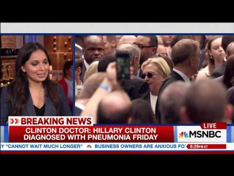 Clinton Diagnosed With Pneumonia (9-11-16)