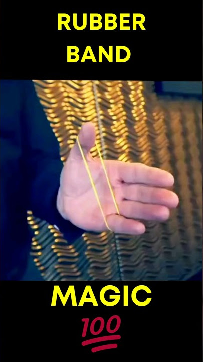 Magic Tricks With Rubber Bands 🤯🎩😱 #viral #youtubeshorts #shorts