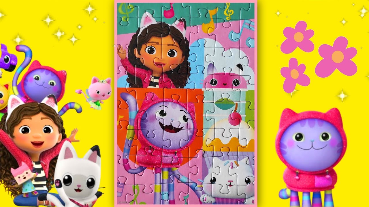 Gabby's Dollhouse puzzle | Gabina kuća lutaka - YouTube