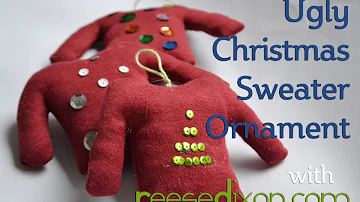 Christmas DIY: Ugly Christmas Sweater Ornament