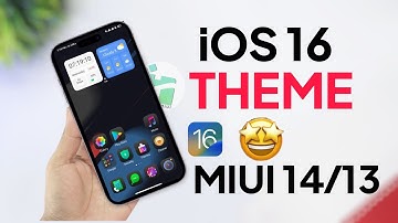 Miui 14 Best iOS 16 Theme 🔥 Dynamic Island & More Customise |  Available On MIUI THEME STORE 😍No Mtz
