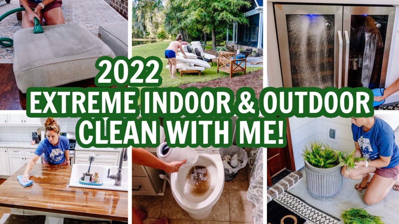 HUGE CLEAN WITH ME INDOORS & OUTDOORS EXTREME CLEANING MOTIVATION YouTube