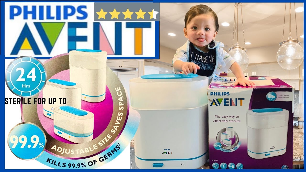 AVENT 3 IN 1 STERILIZER, UNBOXING, SET UP, REVIEW, HOW TO USE IT YouTube