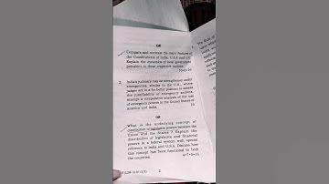 Question paper of Constitutional Law- 3013/ L.L.M 3rd sem Guwahati University 2024 #modelpaper