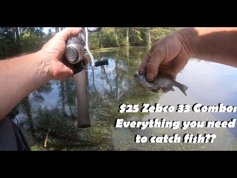 First Official Episode of Wanna Go Fishin'- $25 Zebco combo w/tackle box,  will it catch fish? 