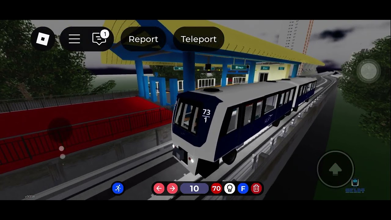 Driving C810D|Power Fault Event|Game name Sengkang Lrt Roblox