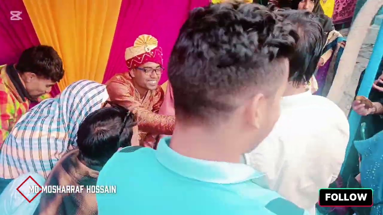 গ্রামের বিয়ে মানেই যেন এক অন্যরকম উৎসব! ❤️