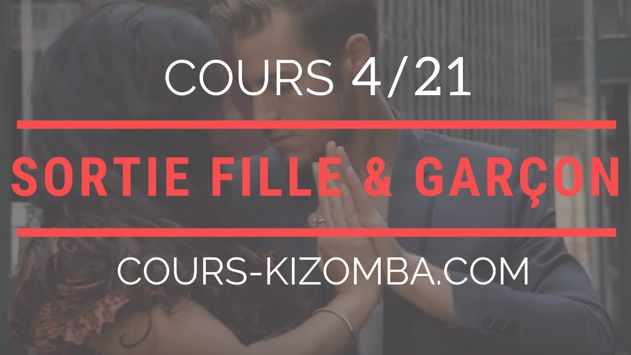 Apprendre la kizomba : sortie fille & sortie garçon (4/16) ▶️