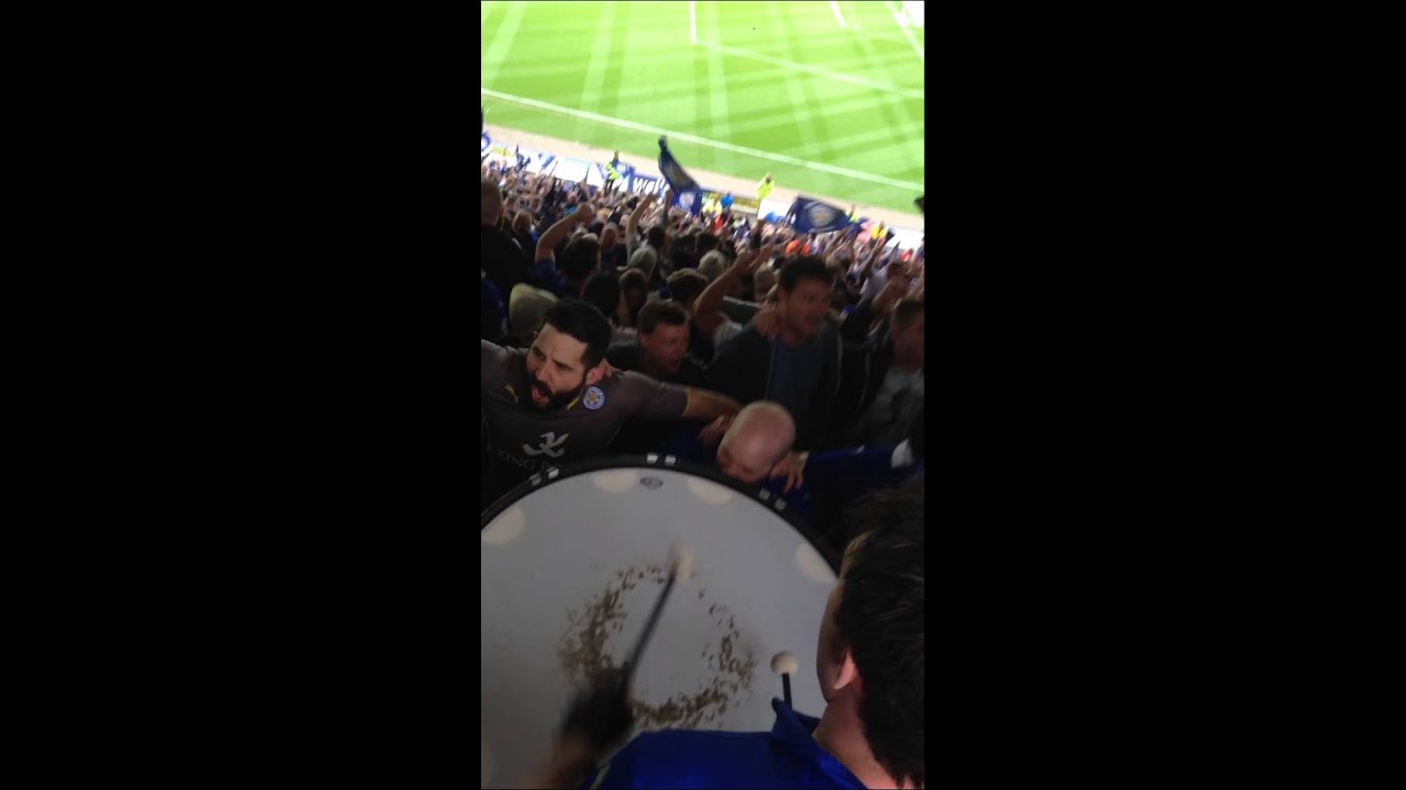 L Block Goal Celebrations Leicester City FC v QPR 24th May 2015