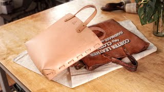 The ULTIMATE Laced Leather Tote Tutorial (FINALLY!)