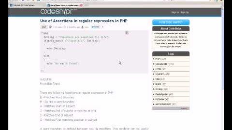 Use of special sequences in regex in PHP