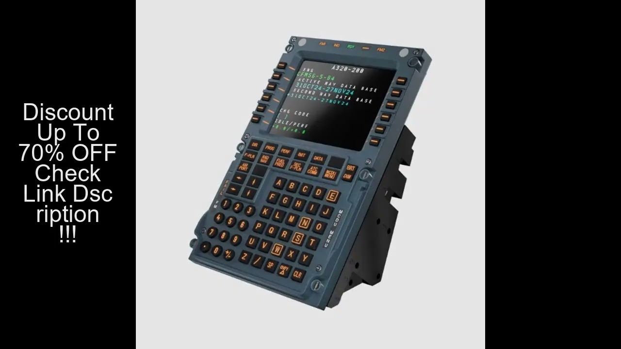 WINWING Flight Simulator MCDU Toliss Fenix Flight Control Display Civil Aviation Control Panel A320