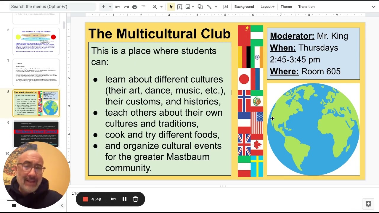 Morning Announcements Google Slides 6 October 2022 YouTube