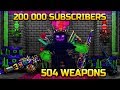 200000 SUBS! ❤ MY ALL 504 WEAPONS DAMAGE IN NEW UPDATE - PIXEL GUN 3D