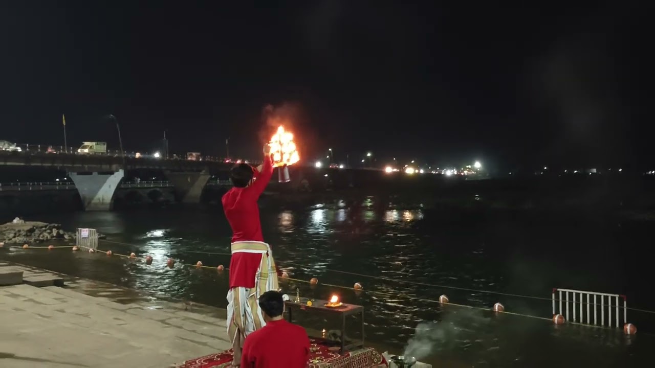 नर्मदे हर 🚩!! नर्मदा आरती !! 2 पार्ट !! मंडला !! 2026