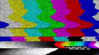 TV Color Bars   Distorted with Static and Timecode