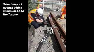 Impact Tapping Conductor Rail with Network Rail