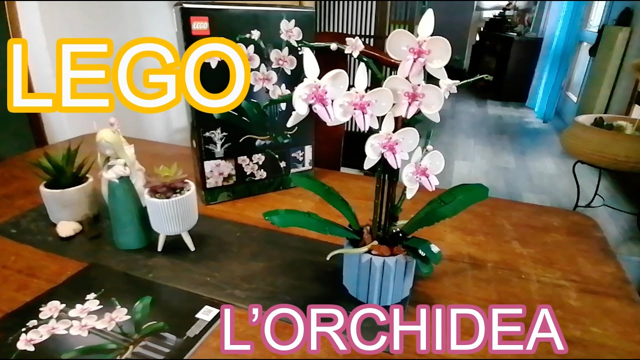 in Ufficina con il Lego - Orchidea #orchidea #lego #legos
