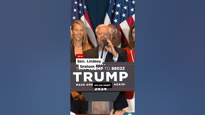 Lindsey Graham nušvilpė Trumpo rinkimų vakaro pergalės vakarėlį