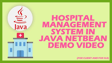 Hospital Management System in ||JAVA NETBEAN|| |Demo Video|