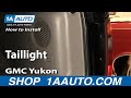 How to Replace Tail Light 2000-03 GMC Yukon