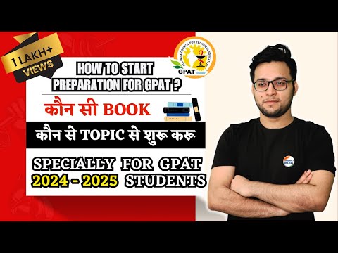 How to start for GPAT | Strategy | Syllabus | Books | Important Topics