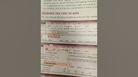 Class 6th Computer, Chapter 3, Excel - Creating worksheet