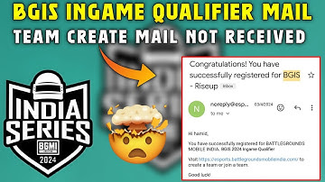 BGIS INGAME QUALIFIER MAIL NOT RECEIVED PROBLEM | BGIS PROFILE UNDER VERIFICATION PROBLEM