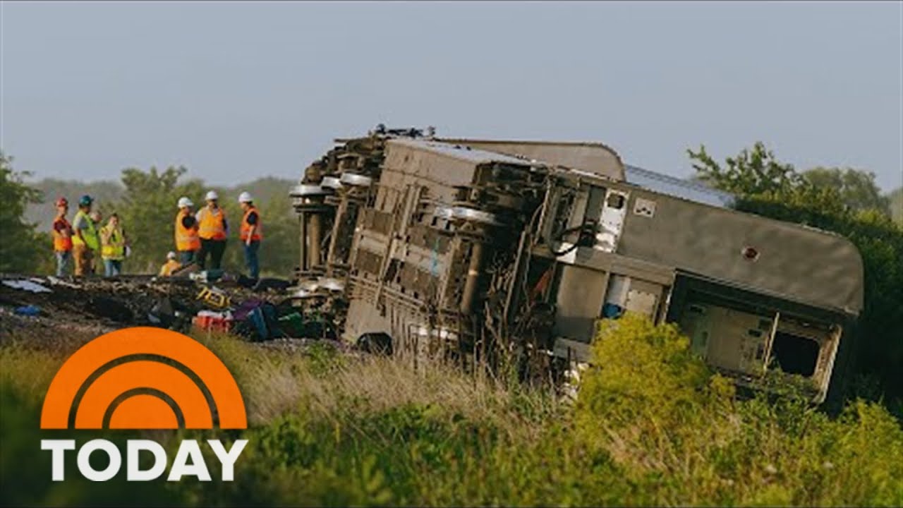 Derailed Amtrak Train In Missouri Was Traveling Under Speed Limit - YouTube