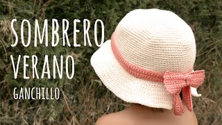 ? COMO TEJER SOMBRERO VERANO SÚPER FÁCIL ? TODAS LAS TALLAS | Ganchillo - Crochet | Lanas y Ovillos