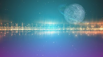 4K Full Moon Orange Flare horizon 2160p Moition Background