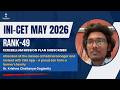 From Padmaraonagar to INI-CET Rank 49 | Dr. Krishna Chaitanya