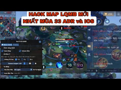 Cách Hack Liên Quân Mới Nhất Mùa 33 ADR IOS: Tăng Tốc Độ, Chống Tố Aim, Esu Mod, Full Skin, Antibanvip