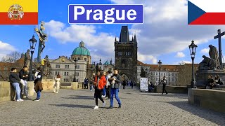 Czech Republic, Prague Walking in Charles Bridge and old town [4K]