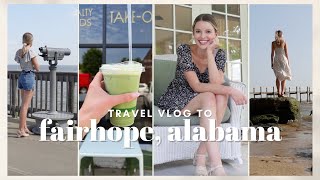 VLOG: A Travel Vlog to Fairhope, Alabama. Exploring the Town  Where to Eat, Stay, Shop + Beach :)