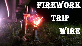 DIY FIREWORK Trip Wire! - Best Way To Guard Your Stuff!!!