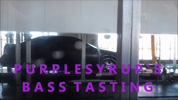 First flex day video, team MMATS hd4000.1 powering (1) 12" the worlds loudest wine barrel