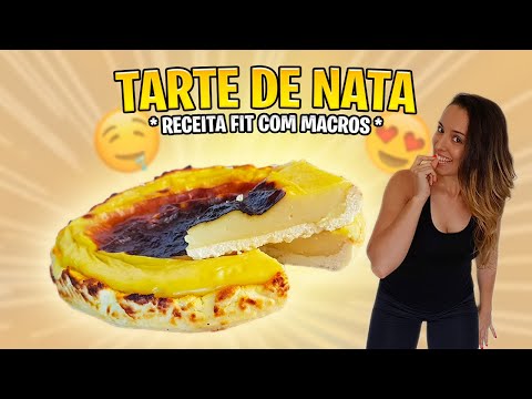 TARTE DE NATA FIT 🍰 *de comer e chorar por mais* 🤤 Receitas Flexíveis COM MACROS #14 | #receitafit