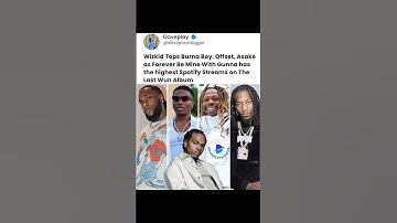 Thumbnail of Wizkid Crushes the Competition! ‘Forever Be Mine’ Outshines Burna Boy, Offset & Asake #wizkid #gunna