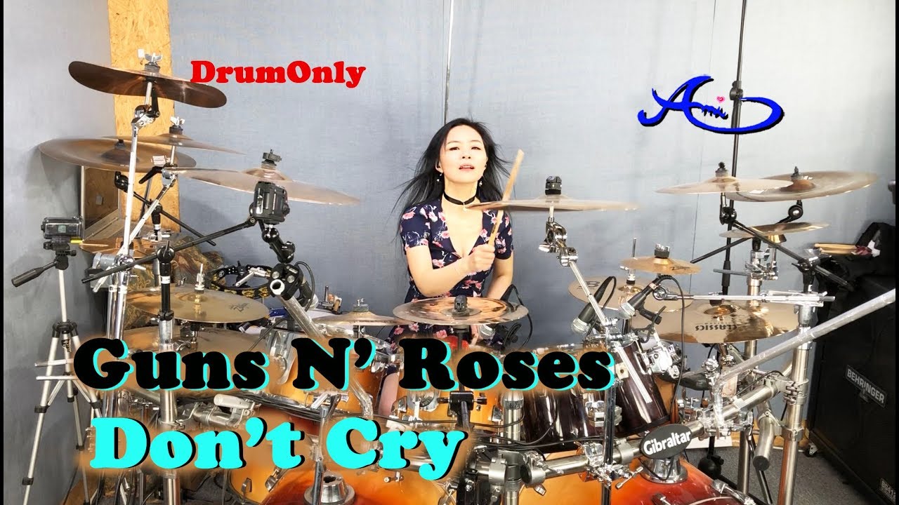 Guns N' Roses - Don't Cry drum-only (cover by Ami Kim) (#70-2)