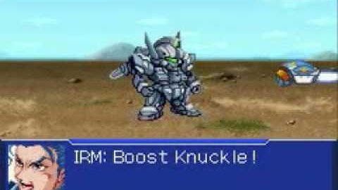 GBA Super Robot Taisen Original Generation 2 Giganscudo Duro/Grungust All Attacks