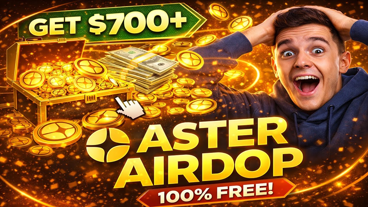 🚀 ASTER Crypto Airdrop 2026 | How to Claim FREE $ASTER Tokens (AsterDEX & APX Guide & Tutorial)