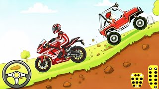 Hill Climb Racing Vs Extreme Bike Driving #7 - Car Bike Game - Android Gameplay screenshot 5