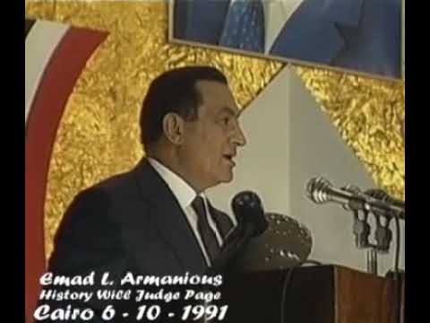 فيديو نادر للرئيس مبارك أثناء الاحتفال بذكرى حرب أكتوبر في 6 10 1991