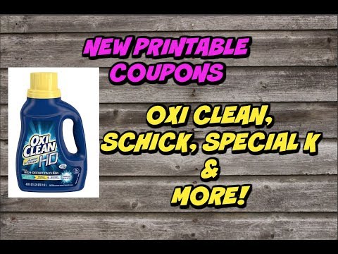 NEW PRINTABLE COUPONS ~ Oxi, Suave, Special K & more!