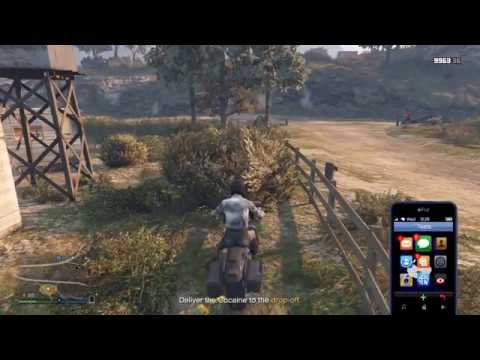 Grand Theft Auto V - Deliver The Cocaine The Drop Off - Four Motorbikes (Solo) -