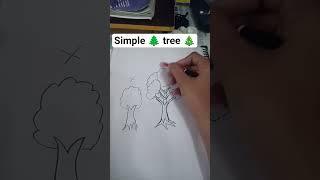 #simple #drawing #tree #shorts