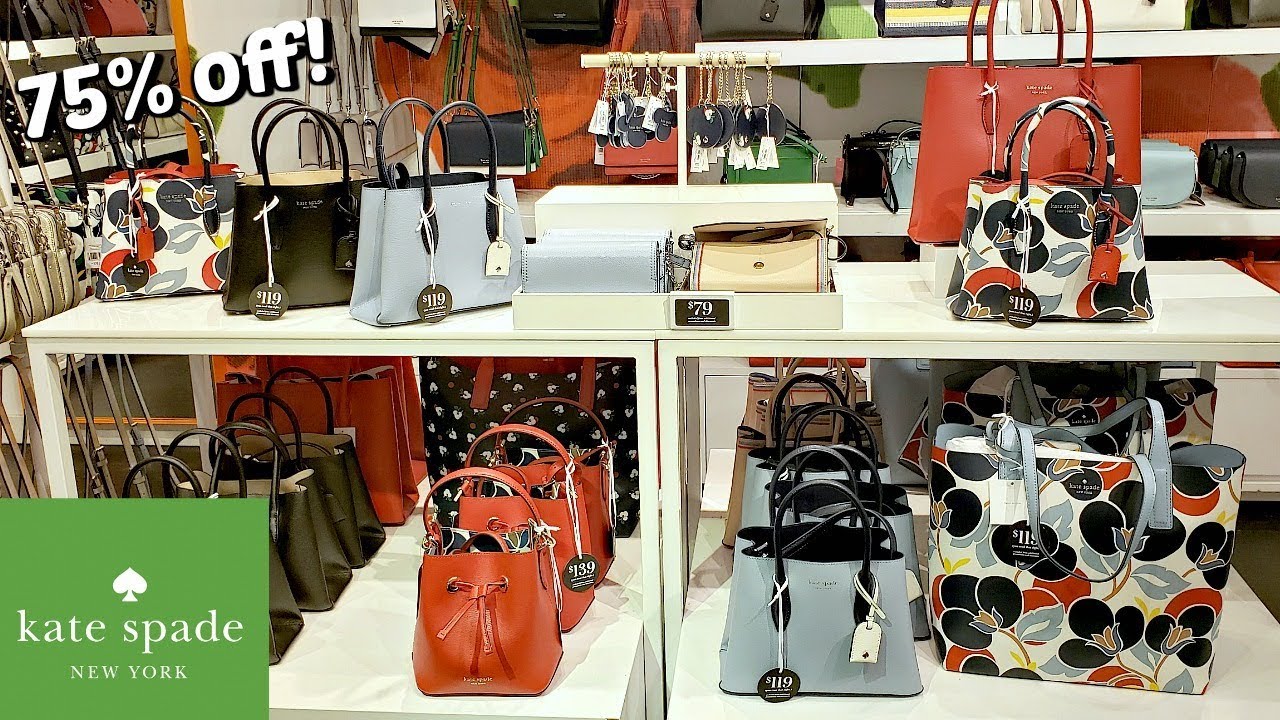 KATE SPADE OUTLET PURSE SHOPPING UP TO 75% OFF * SHOP WITH ME * 2019 -  YouTube