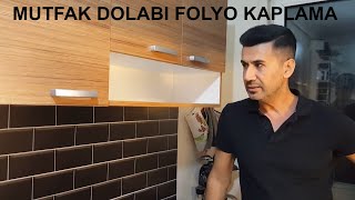 MUTFAK DOLABI FOLYO KAPLAMA !!!!!  #Mutfak#Dolabı#Folyo#Kaplama#Vlog